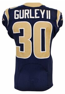 2015 Todd Gurley St. Louis Rams Preseason Rookie Debut Home Jersey