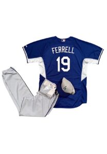 2015 Will Ferrell “Takes the Field” LA Dodgers Spring Training Game-Used Uniform & Cap