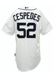 2015 Yoenis Cespedes Detroit Tigers Game-Used Home Jersey