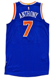 2016-17 Carmelo Anthony NY Knicks Game-Used Jersey