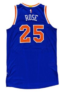 2016-17 Derrick Rose NY Knicks Game-Used Jersey