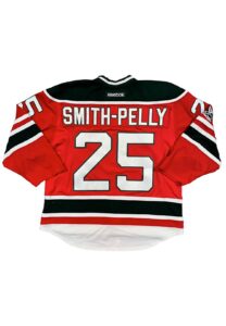 2016-17 Devante Smith-Pelly NJ Devils Retro Night Game-Used Jersey