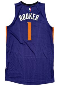 2016-17 Devin Booker Los Suns Game-Used Jersey