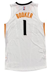 2016-17 Devin Booker Phoenix Suns Game-Used Jersey