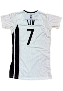 2016-17 Jeremy Lin New Jersey Nets Game-Used Jersey