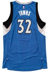 2016-17 Karl Anthony-Towns Minnesota Timberwolves Game-Used Jersey