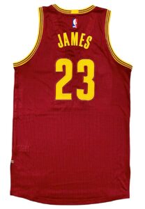 2016-17 LeBron James Cleveland Cavaliers Game-Used Road Jersey