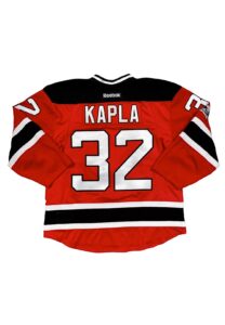 2016-17 Michael Kapla NJ Devils Game-Used Jersey