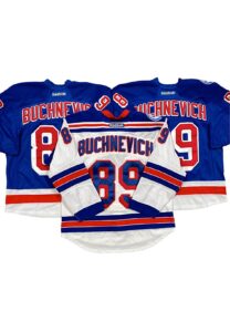 2016-17 Pavel Buchnevich NY Rangers Game-Used Jerseys