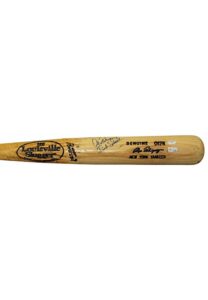 2016 Alex Rodriguez New York Yankees Game-Used & Autographed BP Bat