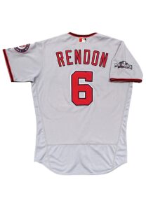 2016 Anthony Rendon Washington Nationals Postseason Game-Used Home Run Road Jersey