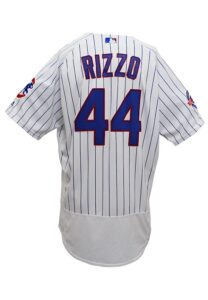 2016 Anthony Rizzo Chicago Cubs Game-Used Home Jersey