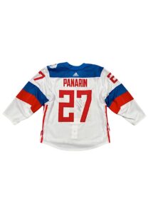 2016 Artemi Panarin Team Russia World Cup Of Hockey Game-Used & Signed Jersey