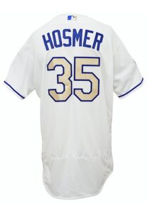 2016 Eric Hosmer Kansas City Royals Game-Used Home Alternate Jersey