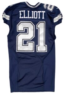 2016 Ezekiel Elliott Dallas Cowboys Rookie Game-Issued Jersey