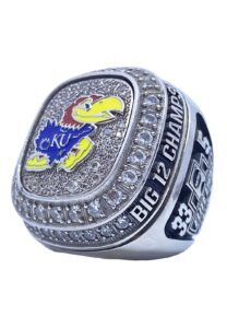 2016 Frank Mason III Kansas Jayhawks Big 12 Champions Ring