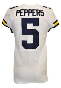 2016 Jabrill Peppers Michigan Wolverines Game-Used Orange Bowl Jersey