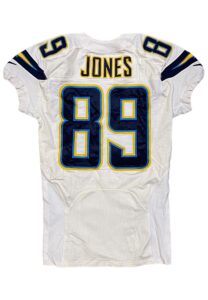 2016 James Jones SD Chargers Game-Used Preseason Jersey