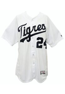 2016 Miguel Cabrera Detroit Tigers Game-Used “Tigres” Home Jersey