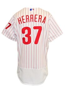 2016 Odubel Herrera Philadelphia Phillies Game-Used Multi-HR Home Jersey