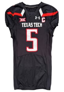 2016 Patrick Mahomes Texas Tech Red Raiders Game-Used Jersey