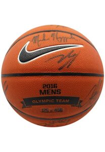 2016 USA Olympic Mens Basketball Team-Signed Nike LE Basketball