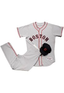 2016 Yoan Moncada Boston Red Sox Game-Used TBTC Full Uniform