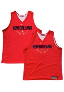 2017-18 Anthony Davis & Demarcus Cousins New Orleans Pelicans Player-Worn Practice Jerseys