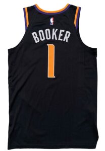 2017-18 Devin Booker Phoenix Suns Game-Used Jersey