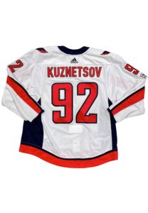 2017-18 Evgeny Kuznetsov Washington Capitals Game-Used Jersey