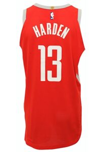 2017-18 James Harden Houston Rockets Game-Used Jersey