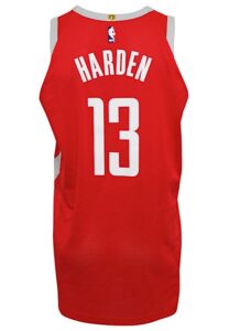 2017-18 James Harden Houston Rockets Game-Used Jersey