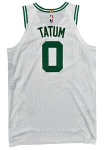 2017-18 Jayson Tatum Boston Celtics Rookie Playoffs Game-Used Jersey