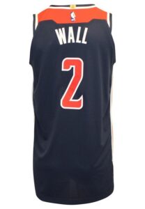 2017-18 John Wall Washington Wizards Game-Used Road Jersey 