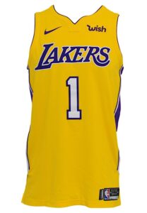 2017-18 Kentavious Caldwell-Pope Los Angeles Lakers Game-Used Home Jersey