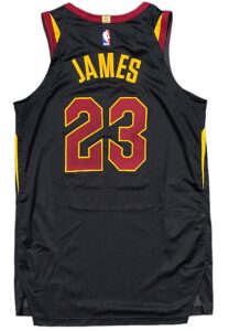 2017-18 LeBron James Cleveland Cavalier Game-Used/Issued Statement Jersey