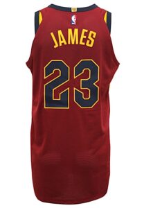 2017-18 LeBron James Cleveland Cavaliers Game-Used Icon Jersey