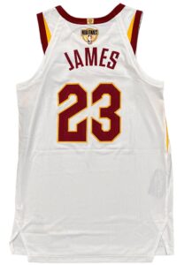 2017-18 LeBron James Cleveland Cavaliers NBA Finals Game-Issued Jersey