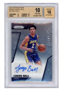 2017-18 Panini Prizm Rookie Signatures Lonzo Ball #2