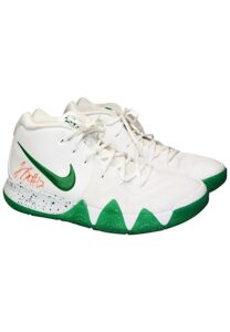 2017-18 Terry Rozier Boston Celtics Eastern Conference Finals Game-Used & Autographed Sneakers