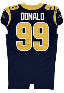 2017 Aaron Donald LA Rams Game-Issued Jersey