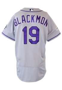 2017 Charlie Blackmon Colorado Rockies Muli-HR Game-Used Road Jersey