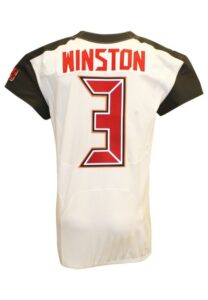 2017 Jameis Winston Tampa Bay Buccaneers Game-Used Road Jersey