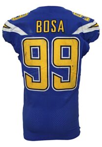 2017 Joey Bosa San Diego Chargers Game-Used “Color Rush” Jersey