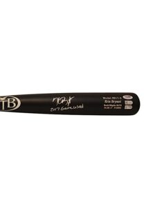 2017 Kris Bryant Chicago Cubs Game-Used & Autographed Bat