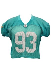 2017 Ndamukong Suh Miami Dolphins Player Worn Practice Jersey