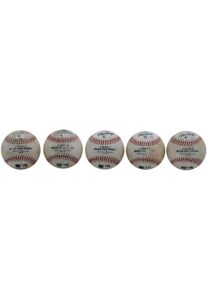 2017 New York Yankees Game-Used Baseballs