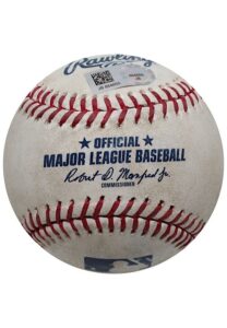 2017 Pittsburgh Pirates Vs. Los Angeles Dodgers Game-Used Baseball