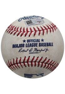 2017 Pittsburgh Pirates Vs. Los Angeles Dodgers Game-Used Baseball