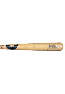 2017 Ryan Braun Milwaukee Brewers Game-Used Home Run Bat